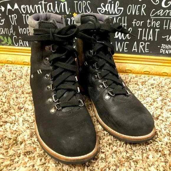 Kodiak Canada Nubuck Leather Suede Combat Moto Lace Up Ankle Boots: US 6.5 - Picture 1 of 12